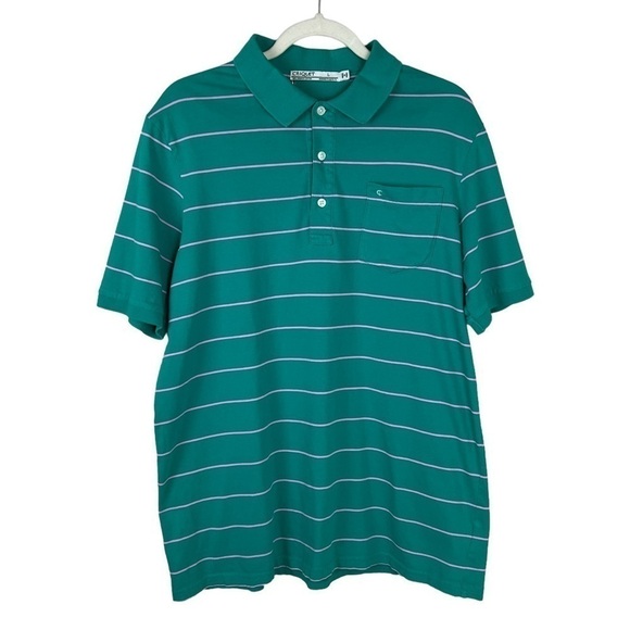 Criquet Striped Polo Shirt Organic Cotton - Picture 1 of 5
